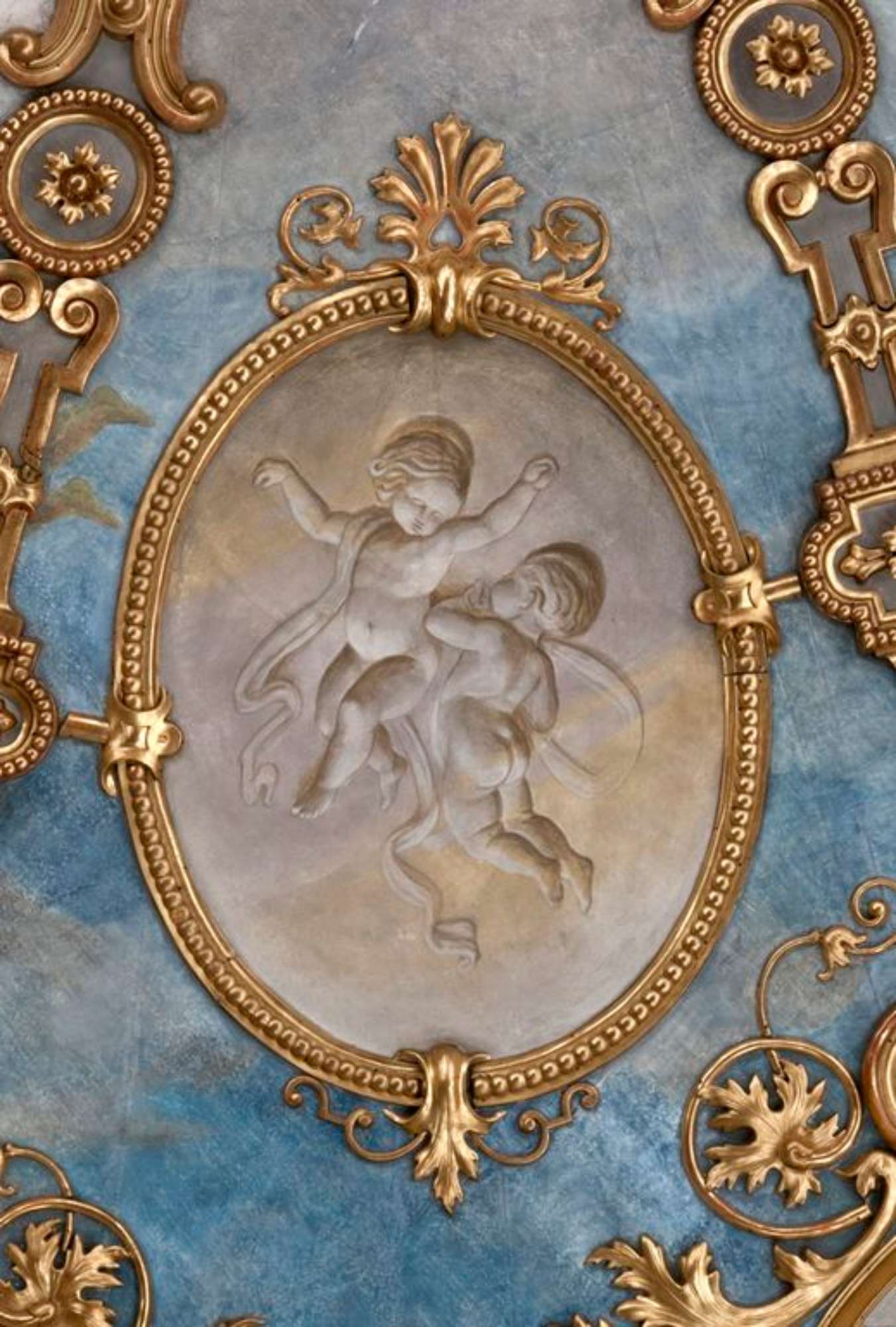 Piacenza, Teatro Municipale, particolare del velario (foto Andrea Scardova, IBC) 2016